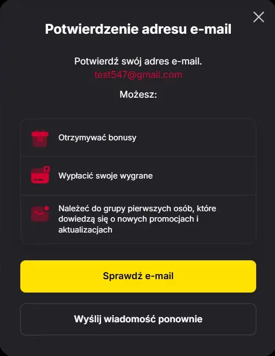 VulkanSpiele-rejestracja-potweirdzenie-email